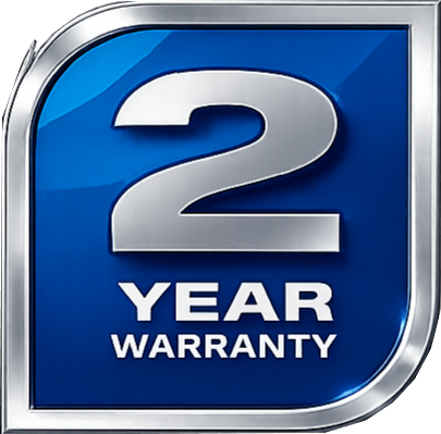 2 Year Warranty