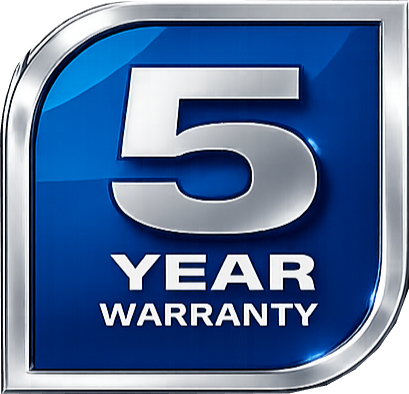 5 Year Warranty